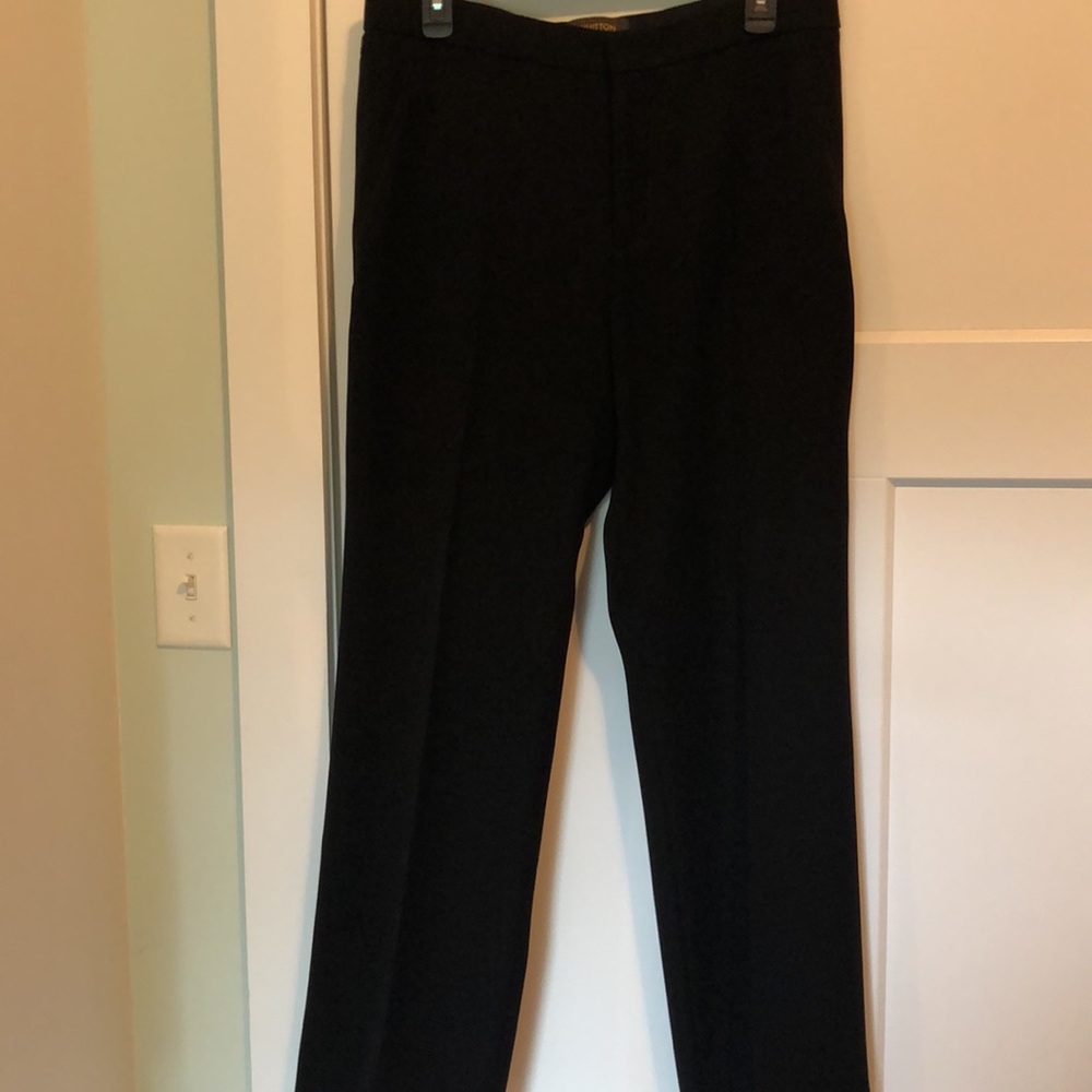 Louis Vuitton Uniformes Women’s Black Trousers Dress Pants Size 42
